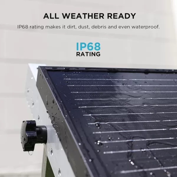 EF ECOFLOW 2PCS 100W 12V Solar Panels, High Efficiency Monocrystalline PV Modules, IP68 Waterproofing, Ideal for RV&amp; Marine Rooftop, Farm Battery, Power Kits &amp; Ecosystem