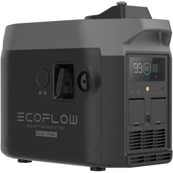 EF ECOFLOW Power Station 3600Wh/3600W DELTA Pro&amp;1800W Dual Fuel Inverter Generator, Backup Generator for Whole Home Use, RV High-Power Appliances, Emergency, Blackout