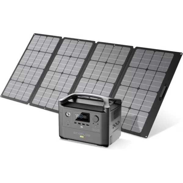 EF ECOFLOW RIVER Pro Portable Power Station 720Wh, Power Multiple Devices, Recharge 0-80% Within 1 Hour, for Camping, RV, Outdoors, Off-Grid