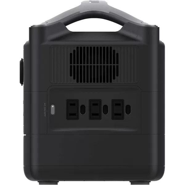 EF ECOFLOW Portable Power Station RIVER 2 Max 500, 499Wh LiFePO4 Battery/ 1 Hour Fast Charging, Up To 1000W Output Solar Generator  for Outdoor Camping/RVs/Home Use