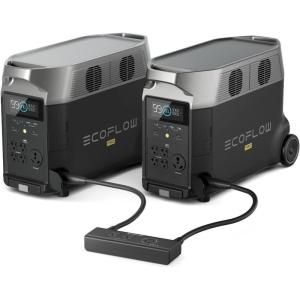 imageEF ECOFLOW 240V7200Wh 7200W Home Battery Backup Kit 2 DELTA Pro with Double Voltage Hub with Transfer Switch Lifepo4 Power Station Electricity Generator for Home Use Blackout Emergency2 DELTA ProDouble Voltage Hub
