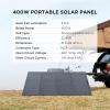 imageEF ECOFLOW 100W 12V Solar Panel High Efficiency Monocrystalline PV Modules IP68 Waterproofing Ideal for RVampamp Marine Rooftop Farm Battery Power Kits ampamp Ecosystem400W Solar Panel