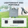 imageEF ECOFLOW 100W 12V Solar Panel High Efficiency Monocrystalline PV Modules IP68 Waterproofing Ideal for RVampamp Marine Rooftop Farm Battery Power Kits ampamp Ecosystem220W Solar Panel