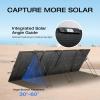 imageEF ECOFLOW 100W 12V Solar Panel High Efficiency Monocrystalline PV Modules IP68 Waterproofing Ideal for RVampamp Marine Rooftop Farm Battery Power Kits ampamp Ecosystem220W Solar Panel