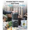 imageEF ECOFLOW Portable Power Station DELTA 2 1024Wh LiFePO4 LFP Battery 1800W AC100W USBC Output Solar GeneratorSolar Panel Optional for Home Backup Power Camping ampamp RVsDELTA 2 with Extra Battery