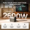 imageEF ECOFLOW Portable Power Station DELTA 2 1024Wh LiFePO4 LFP Battery 1800W AC100W USBC Output Solar GeneratorSolar Panel Optional for Home Backup Power Camping ampamp RVsDELTA 3
