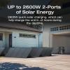 imageEF ECOFLOW Power Station 4096Wh DELTA Pro 3 with 400W Portable Solar Panel 120240V 4000W AC Output Solar Generator for Home Use Camping Accessories Emergencies Power Outages RVsDELTA Pro 3400WTS