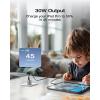 imageEF ECOFLOW Rapid Power Bank 10000mAh Qi2 Certified Wireless Magnetic Portable Charger 65W Max Fast Charging Battery Pack Builtin Cable ampamp Stand for Laptop MacBook iPhone16151413 Series OnlyRapid 10000 Silver30W Charger