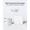 imageEF ECOFLOW Rapid Power Bank 10000mAh Qi2 Certified Wireless Magnetic Portable Charger 65W Max Fast Charging Battery Pack Builtin Cable ampamp Stand for Laptop MacBook iPhone16151413 Series OnlyRapid 10000 Silver30W Charger