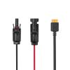 imageEF ECOFLOW Solar Charge Cable Solar Connector to XT60 Adapter Connector Connect Solar Panel for Portable Power Station ampamp Solar Generator 35M11Ft