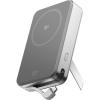 imageEF ECOFLOW Rapid Power Bank 10000mAh Qi2 Certified Wireless Magnetic Portable Charger 65W Max Fast Charging Battery Pack Builtin Cable ampamp Stand for Laptop MacBook iPhone16151413 Series OnlyRapid 10000 Silver