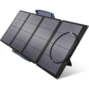 imageEF ECOFLOW 220W Portable Solar Panel Bifacial Design Up to 25 Conversion Efficiency NType Solar Cell with Adjustable Kickstand IP68 Waterproof Foldable Solar Panel for Camping RVing Home Backup157 X 68 X 24 Cm