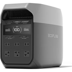 imageEF ECOFLOW Portable Power Station DELTA 2 1024Wh LiFePO4 LFP Battery 1800W AC100W USBC Output Solar GeneratorSolar Panel Optional for Home Backup Power Camping ampamp RVsDELTA 3