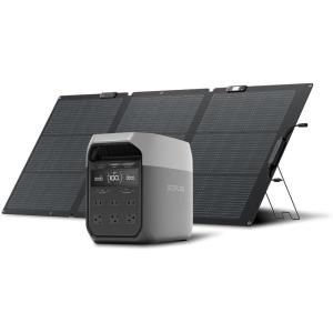 imageEF ECOFLOW Portable Power Station DELTA 2 1024Wh LiFePO4 LFP Battery 1800W AC100W USBC Output Solar GeneratorSolar Panel Optional for Home Backup Power Camping ampamp RVsDELTA 3160W