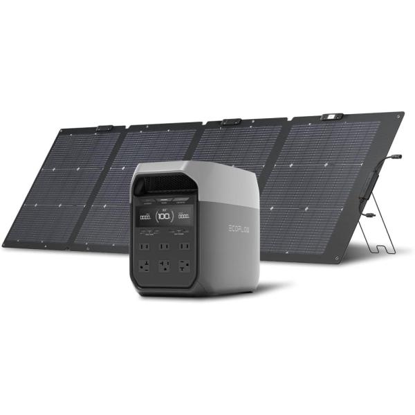 Station électrique EcoFlow DELTA 3 Plus – 1024Wh, Portable, Solaire, Puissance 1800W !