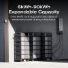 imageEF ECOFLOW DELTA Pro Ultra 6144Wh Power Station 120240V 7200W AC Output Lifepo4 Home Battery Backup Expandable to 90kWh 2H to Full Charge Solar Generator for Home Use Emergency Camping RVDELTA Pro Ultra