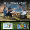 imageEF ECOFLOW GLACIER Classic 35L Portable Fridge Freezer 43H Cooling Car Refrigerator Battery Powered with App Control 6 Charging Options FastampampQuiet Electric Cooler for Camping RV OffGrid LivingGLACIER Classic 35L refrigerator