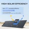 imageEF ECOFLOW Portable Power Station RIVER 2 256Wh LiFePO4 Battery 1 Hour Fast Charging 2 Up to 600W AC Outlets Solar Generator Solar Panel Optional for Outdoor CampingRVsHome UseRIVER 260W