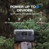 imageEF ECOFLOW Portable Power Station RIVER 2 256Wh LiFePO4 Battery 1 Hour Fast Charging 2 Up to 600W AC Outlets Solar Generator Solar Panel Optional for Outdoor CampingRVsHome UseRIVER 2 Power Station