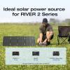imageEF ECOFLOW Portable Power Station RIVER 2 256Wh LiFePO4 Battery 1 Hour Fast Charging 2 Up to 600W AC Outlets Solar Generator Solar Panel Optional for Outdoor CampingRVsHome UseRIVER 2 Power Station45W Solar Panel