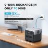 imageEF ECOFLOW Portable Power Station RIVER 2 Pro 768Wh LiFePO4 Battery 70 Min Fast Charging 4X800W AC Outlets Solar Generator for Outdoor CampingRVsHome UseRIVER 2 Pro