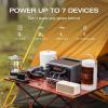 imageEF ECOFLOW Portable Power Station RIVER 3 Plus 286Wh LiFePO4 Battery 3 Up to 1200W AC Outlets amplt10 MS UPS Expandable to 858Wh amplt30 dB Quiet 1Hr Fast Charging Solar Generator for Outdoor CampingRVRIVER 3 Plus Power Station