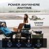 imageEF ECOFLOW Portable Power Station RIVER 3 Plus 286Wh LiFePO4 Battery 3 Up to 1200W AC Outlets amplt10 MS UPS Expandable to 858Wh amplt30 dB Quiet 1Hr Fast Charging Solar Generator for Outdoor CampingRVRIVER 3 Plus Power Station