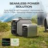 imageEF ECOFLOW Smart Generator 3000Dual Fuel LPG ampamp Gas Powered Smart Control Portable Backup for Home Use Emergency Power Two AC Outputs Compatible with DELTA 3 Plus ampamp Other ACConnected DevicesDELTA 3 Plus with Smart Generator