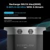 imageEF ECOFLOW Solar Generator DELTA Max 2000 2016Wh with 160W Solar Panel 6 X 2400W 5000W Surge AC Outlets Portable Power Station for Home Backup Outdoors Camping RV EmergencySolar Generator DELTA MaxEB