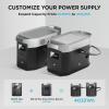 imageEF ECOFLOW Solar Generator DELTA Max 2000 2016Wh with 160W Solar Panel 6 X 2400W 5000W Surge AC Outlets Portable Power Station for Home Backup Outdoors Camping RV EmergencySolar Generator DELTA MaxEB