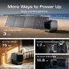 imageEF ECOFLOW WAVE 3 Portable Air Conditioner 1800W6100 BTU Cooling and 2000W6800 BTU Heating 1000W Fast Charging in 75 mins 8H Wireless Running APP Control for Camping Vanlife RVsWAVE 3 Air ConditionerBattery