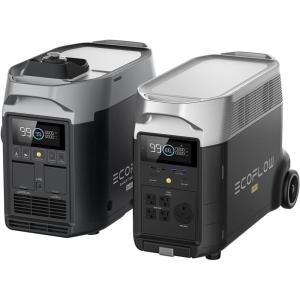 imageEF ECOFLOW 3200W DC Fast Charging Dual Fuel Smart Generator with LPG and Gas Support Smart Control for Home Power Backup Emergency Compatible with DELTA Pro 3  DELTA Pro1800W36kWh