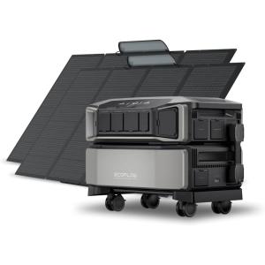 imageEF ECOFLOW DELTA Pro Ultra 6144Wh Power Station 120240V 7200W AC Output Lifepo4 Home Battery Backup Expandable to 90kWh 2H to Full Charge Solar Generator for Home Use Emergency Camping RVDELTA Pro Ultra2x400W