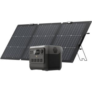 imageEF ECOFLOW Portable Power Station RIVER 2 Pro 768Wh LiFePO4 Battery 70 Min Fast Charging 4X800W AC Outlets Solar Generator for Outdoor CampingRVsHome UseRIVER 2 Pro160W