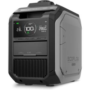 imageEF ECOFLOW Smart Generator 3000Dual Fuel LPG ampamp Gas Powered Smart Control Portable Backup for Home Use Emergency Power Two AC Outputs Compatible with DELTA 3 Plus ampamp Other ACConnected DevicesSmart Generator 3000