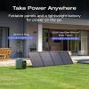 imageEF ECOFLOW Portable Power Station DELTA 3 Plus 1024Wh LiFePO4 LFP Battery 1800W AC140W USBC Output Solar Generator Solar Panel Optional for Home Backup CampingampampRVDELTA 3 Plus with 220W