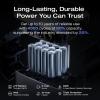 imageEF ECOFLOW Portable Power Station DELTA 3 Plus 1024Wh LiFePO4 LFP Battery 1800W AC140W USBC Output Solar Generator Solar Panel Optional for Home Backup CampingampampRVEcoFlow DELTA 3 Plus with 400W Solar Panel