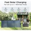 imageEF ECOFLOW Portable Power Station DELTA 3 Max 2048Wh LiFePO4 Battery Solar Generator Solar Panel Optional 3400W XBoost Output UltraFast 080 Charging in 113 Hr Home Backup ampamp RV CampingDELTA 2 Max2160W Solar Panel