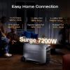 imageEF EcoFlow DELTA 3 Ultra Plus Portable Power Station 3072Wh LiFePO4 Battery 3600W 7200W Surge Output Expandable to 11kWh Solar Generator Panel Optional Reliable Home Battery Backup ampamp CampingDELTA 3 Ultra Plus