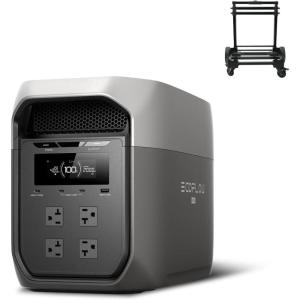 imageEF ECOFLOW Portable Power Station DELTA 3 Max 2048Wh LiFePO4 Battery Solar Generator Solar Panel Optional 3400W XBoost Output UltraFast 080 Charging in 113 Hr Home Backup ampamp RV CampingDELTA 3 Max