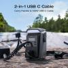 image:imageEF ECOFLOW TRAIL 300 DC Solar Panel with 60W Solar Generator 288Wh LiFePO4 Power Bank Power Station for Camping Travel and Emergency PowerTRAIL Plus 300