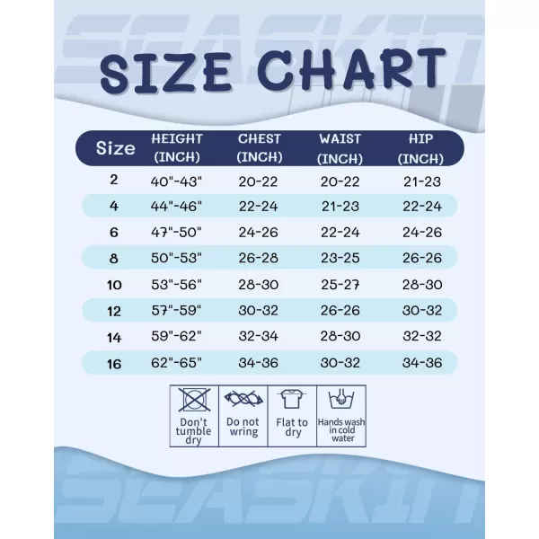 Seaskin Kids Wetsuit for Boys Girls Toddler 3mm Back Zip Thermal Swimsuits