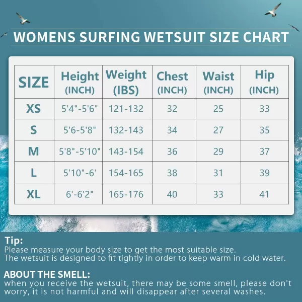 Seaskin Surfing Wetsuit for Mens Womens 3/2mm Chest Zip GBS Full Wetsuit
