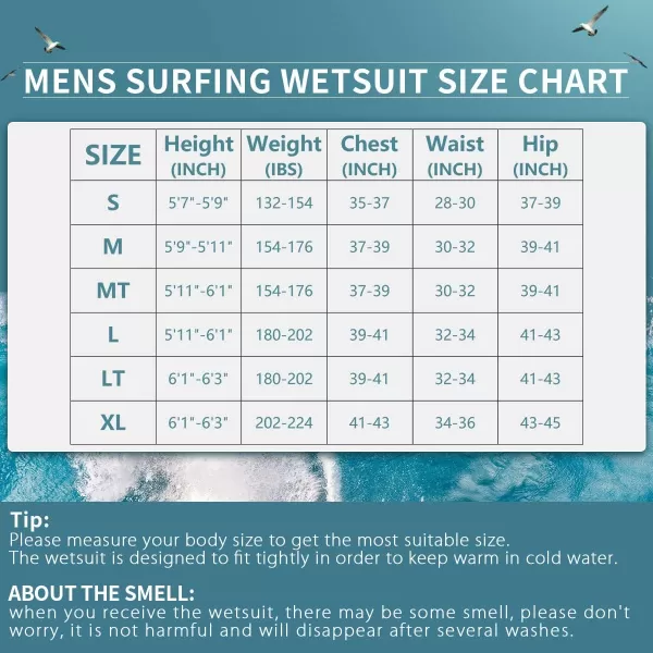 Seaskin Surfing Wetsuit for Mens Womens 3/2mm Chest Zip GBS Full Wetsuit