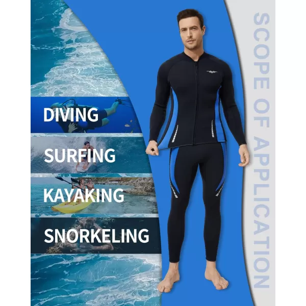 Seaskin Wetsuit Pants Tops 3mm for Mens and Womens