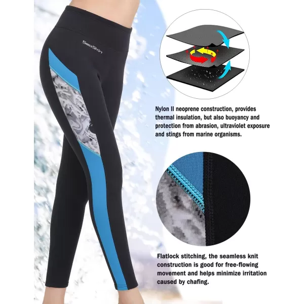 Seaskin Womens Wetsuit Pants 2mm for Diving Swimming Water Sport