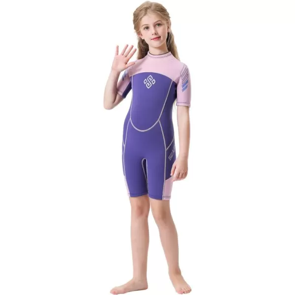 Seaskin Kids Wetsuit for Boys Girls Toddler 3mm Back Zip Thermal Swimsuits