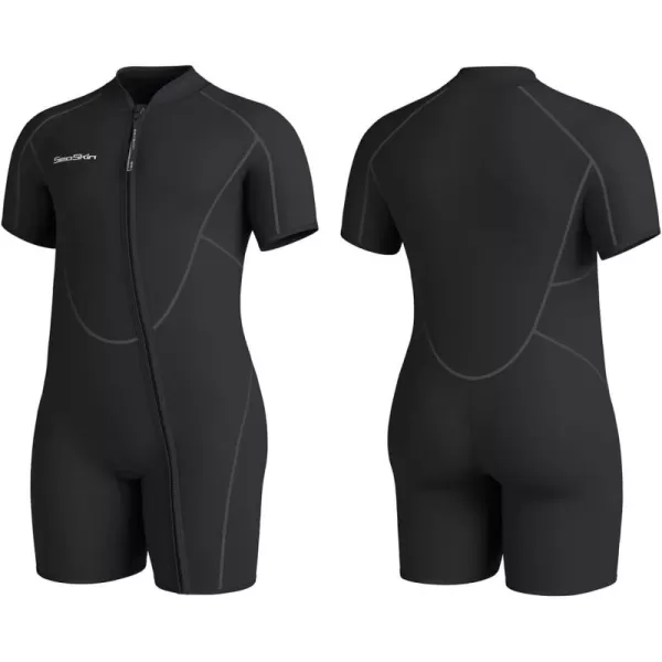 Seaskin Plus Size 3mm Shorty Wetsuit for Mens and Womens