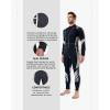 imageSeaskin Wetsuits for Men Women 3mm Front Zip Full WetsuitMens BlackGray