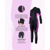 imageSeaskin Wetsuits for Men Women 3mm Front Zip Full WetsuitWomens BlackFuchsia